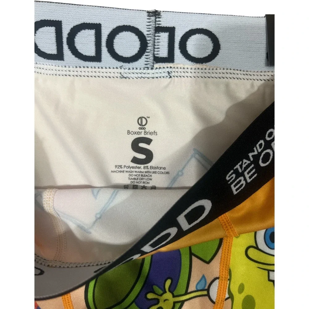 Odd Sox SpongeBob SQUAREPANTS Novelty Boxer Briefs Underwear Men's SMALL NWT